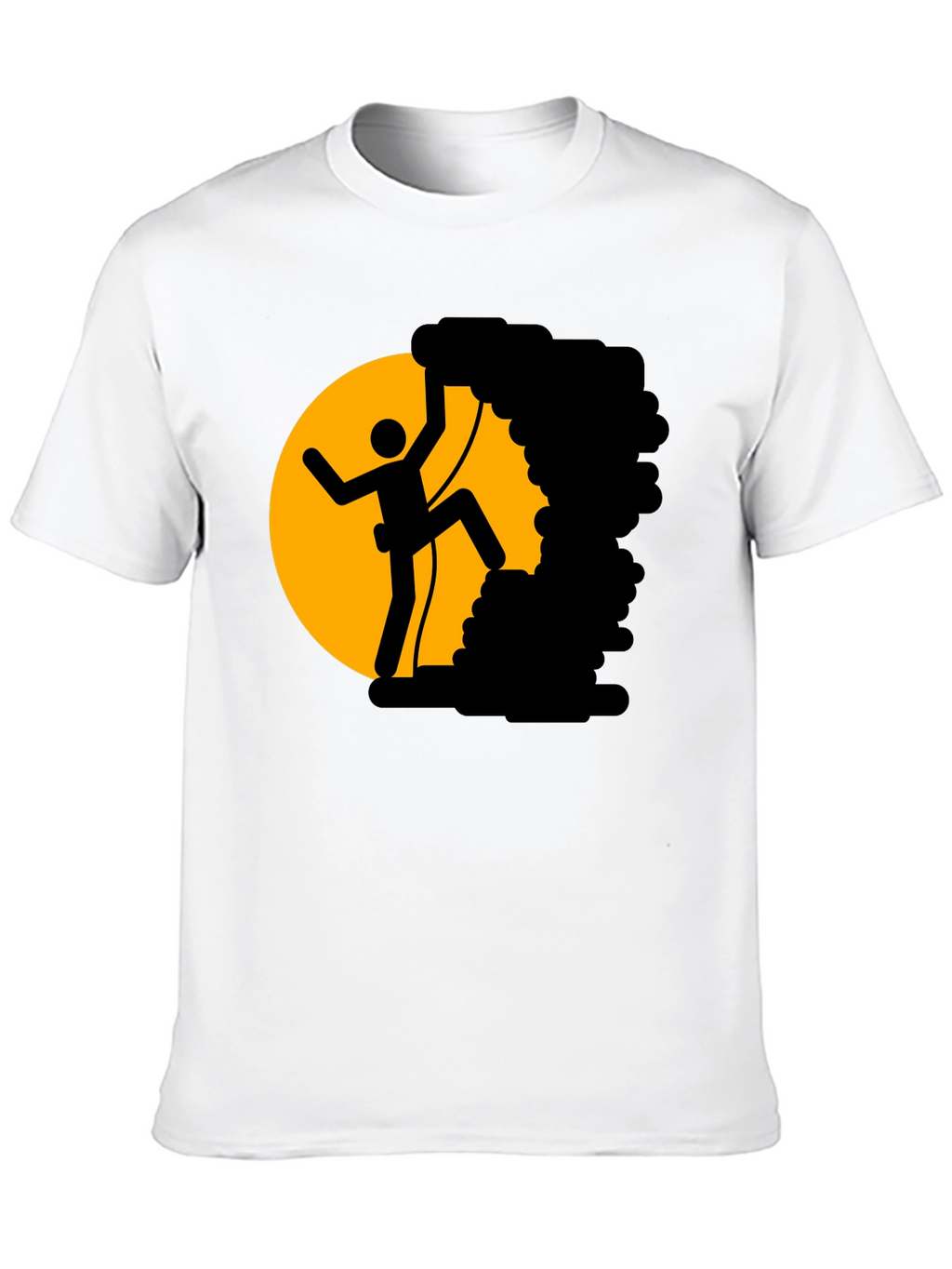Climbing Stick Figure T-Shirt - Adventure Tee