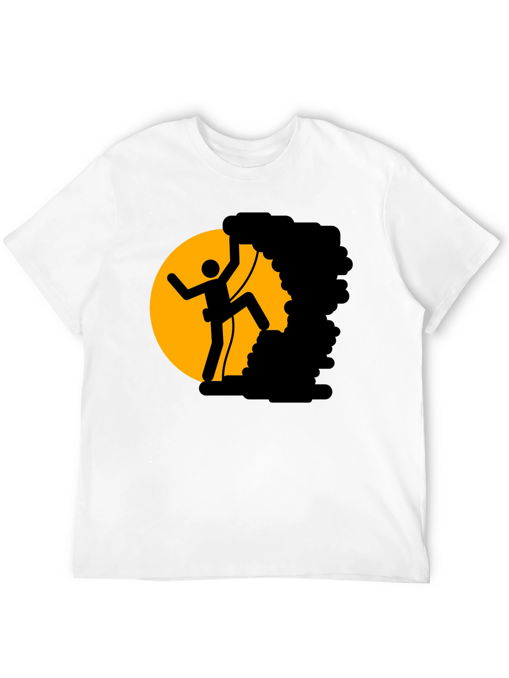 Climbing Stick Figure T-Shirt - Adventure Tee