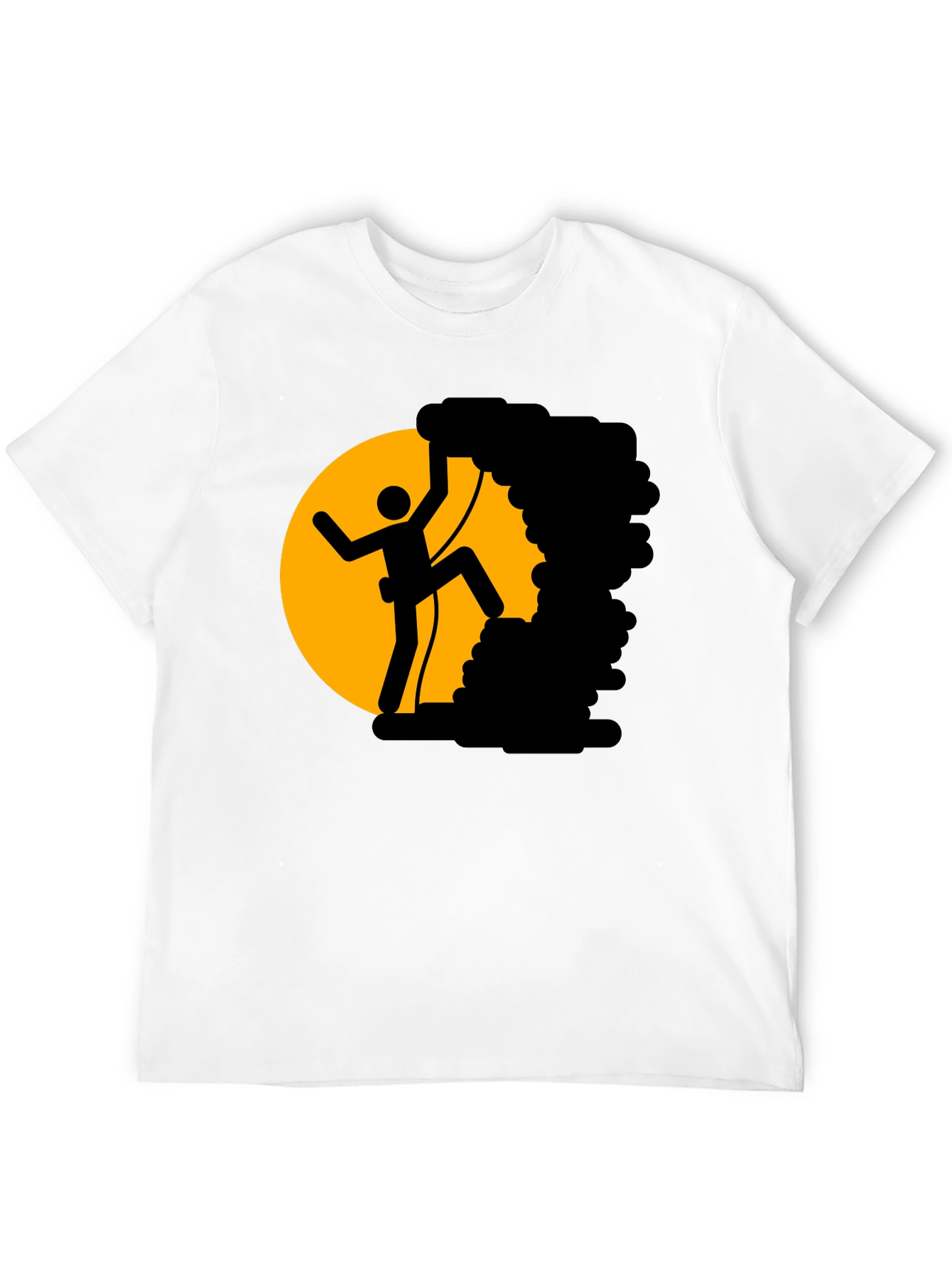 Climbing Stick Figure T-Shirt - Adventure Tee