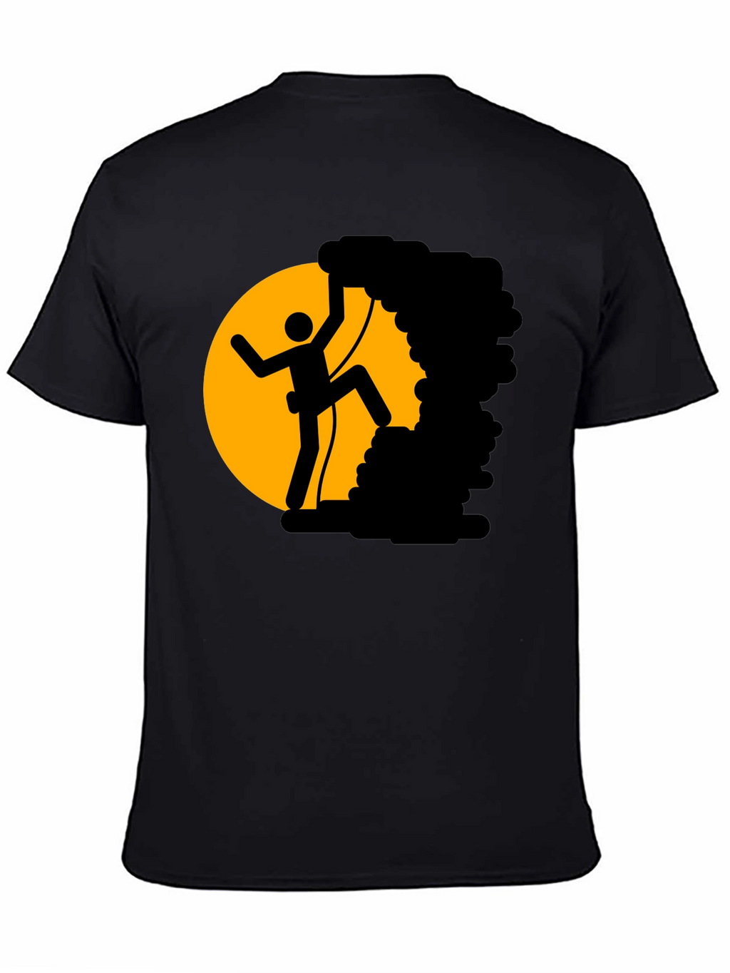 Climbing Stick Figure T-Shirt - Adventure Tee