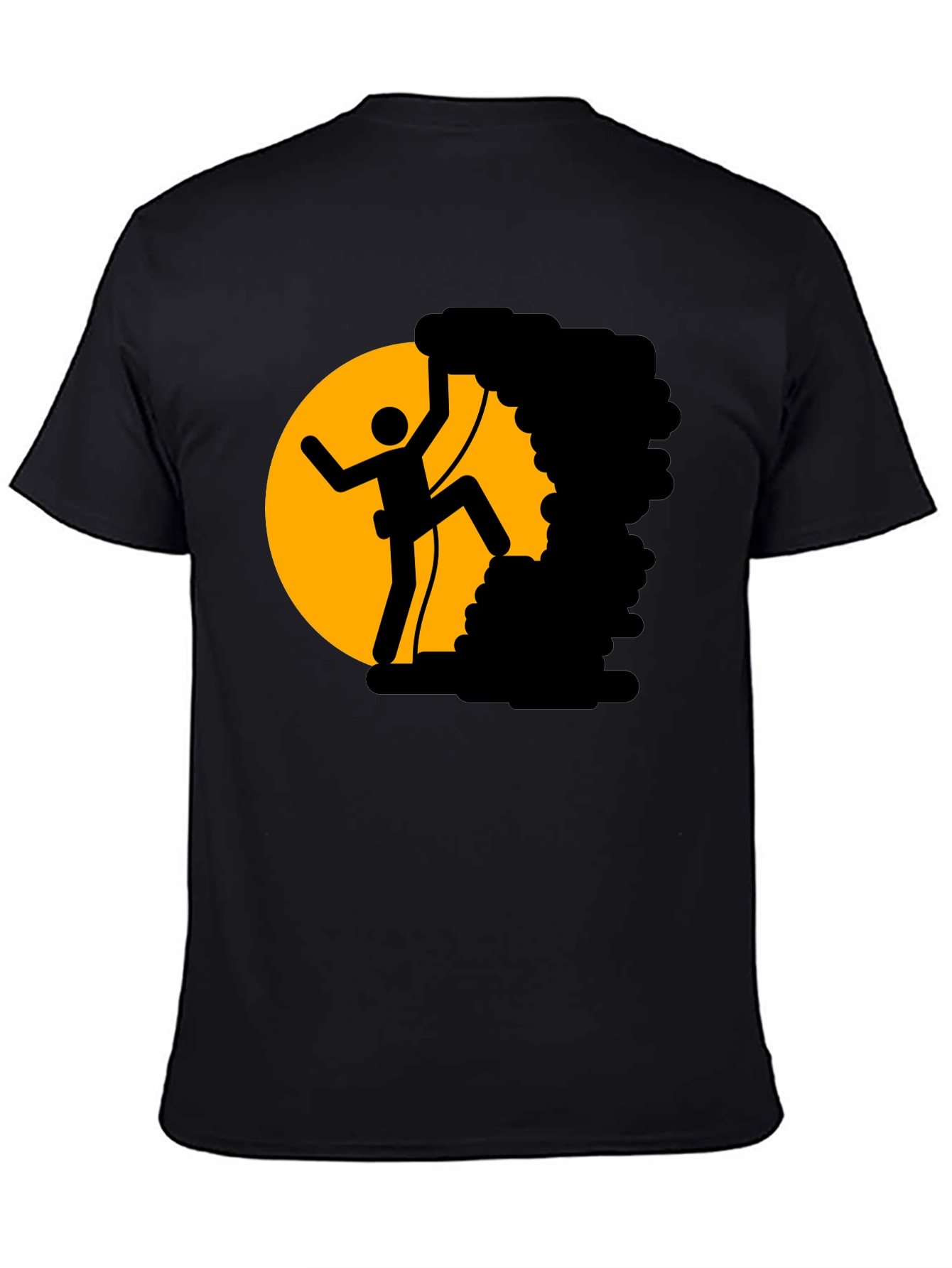 Climbing Stick Figure T-Shirt - Adventure Tee