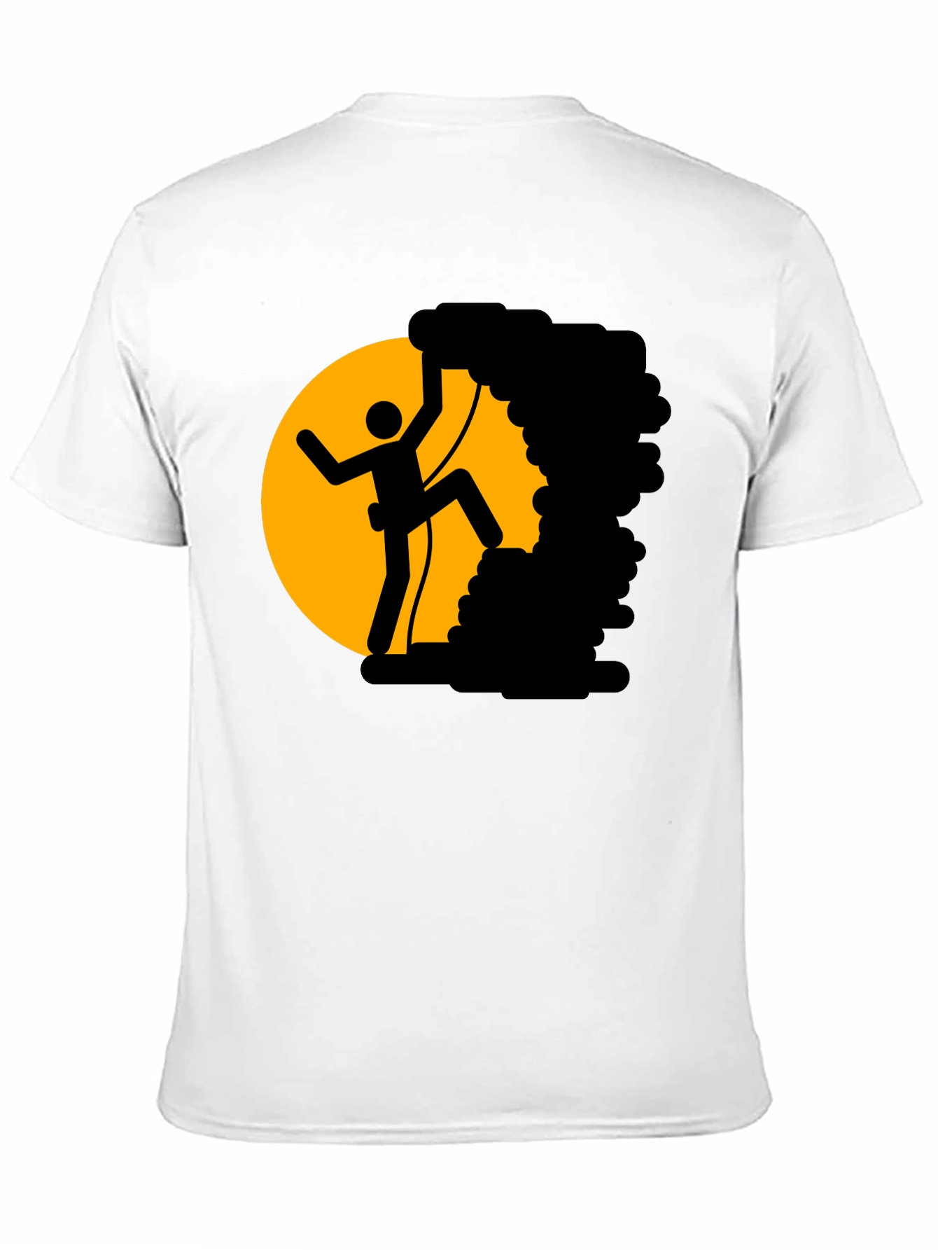 Climbing Stick Figure T-Shirt - Adventure Tee