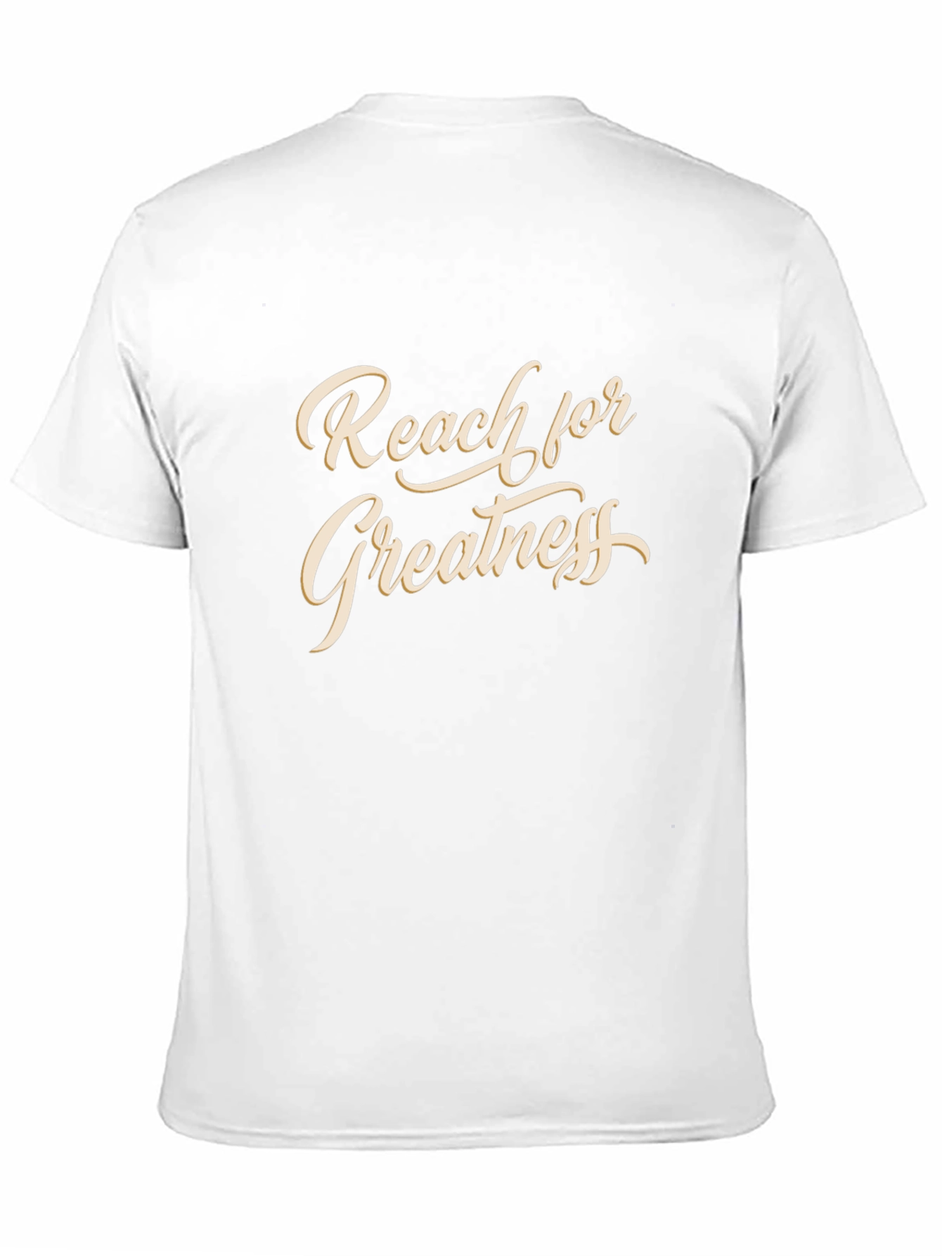 Reach for Greatness T-Shirt - Motivational Black Tee