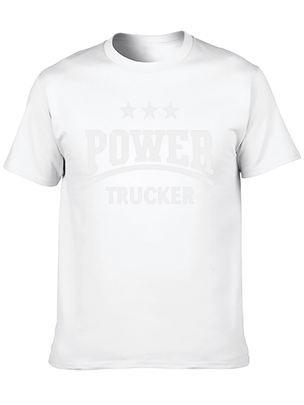 Power Trucker Graphic T-Shirt - Black