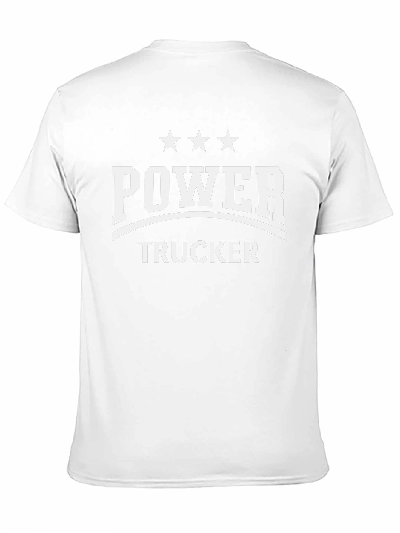 Power Trucker Graphic T-Shirt - Black
