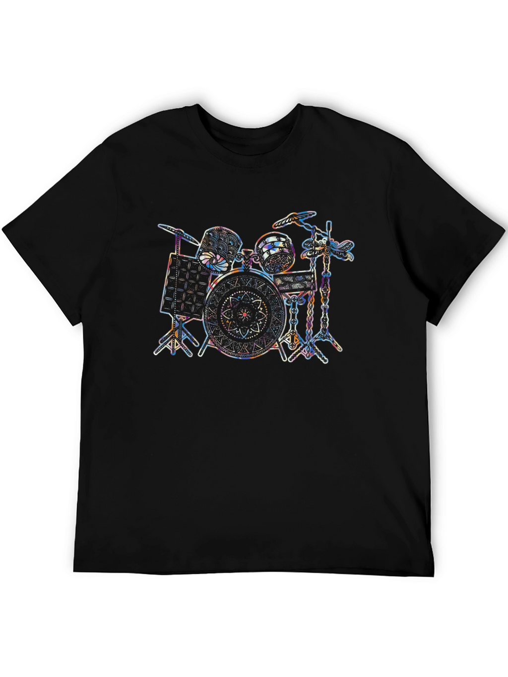 Abstract Drum Set Graphic Tee