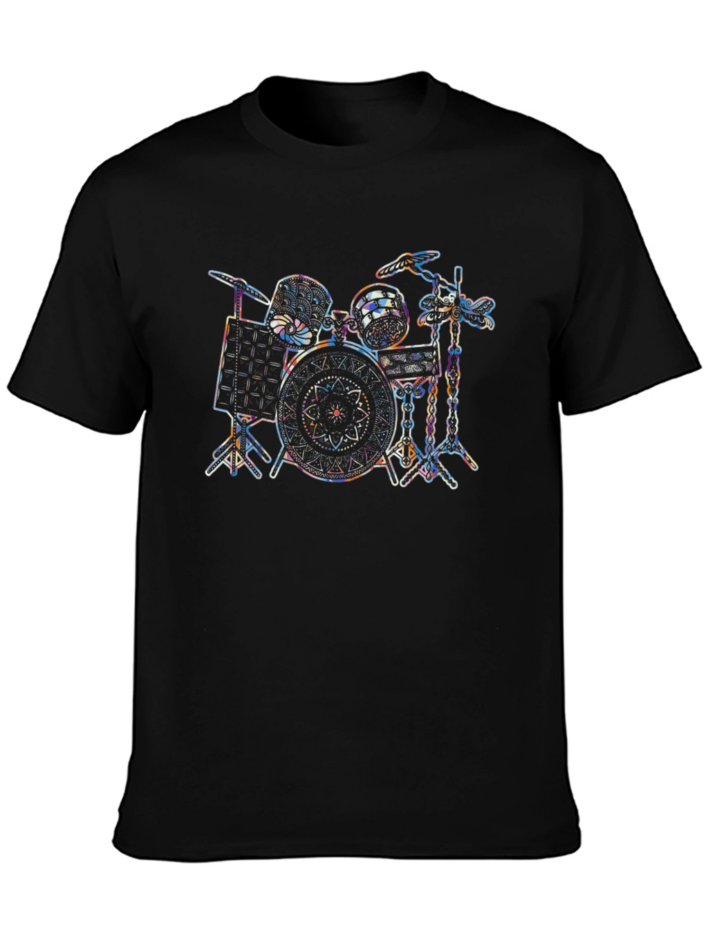 Abstract Drum Set Graphic Tee
