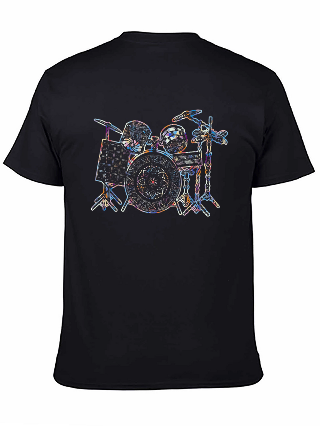 Abstract Drum Set Graphic Tee