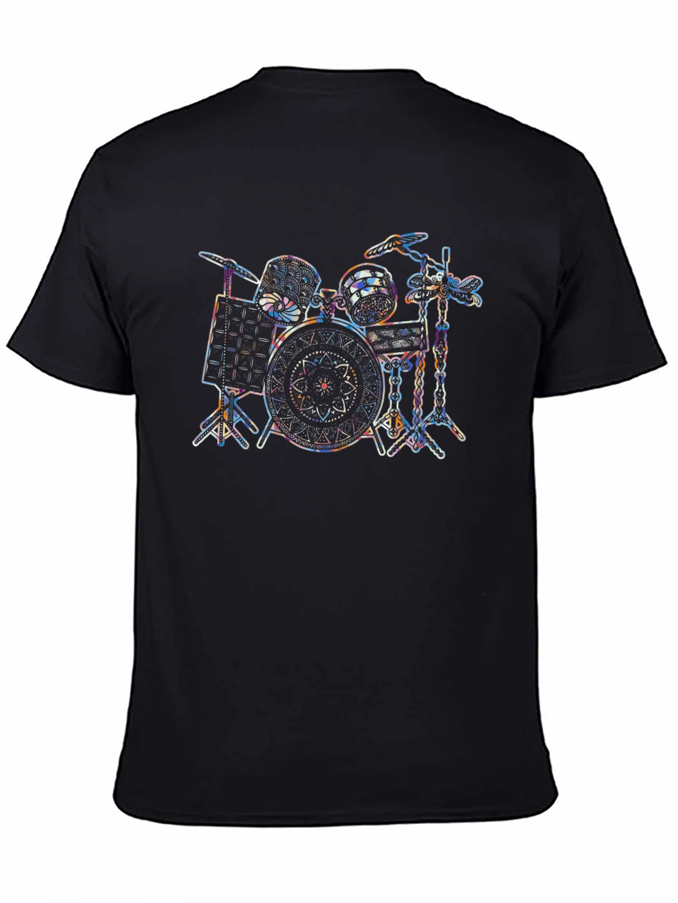 Abstract Drum Set Graphic Tee
