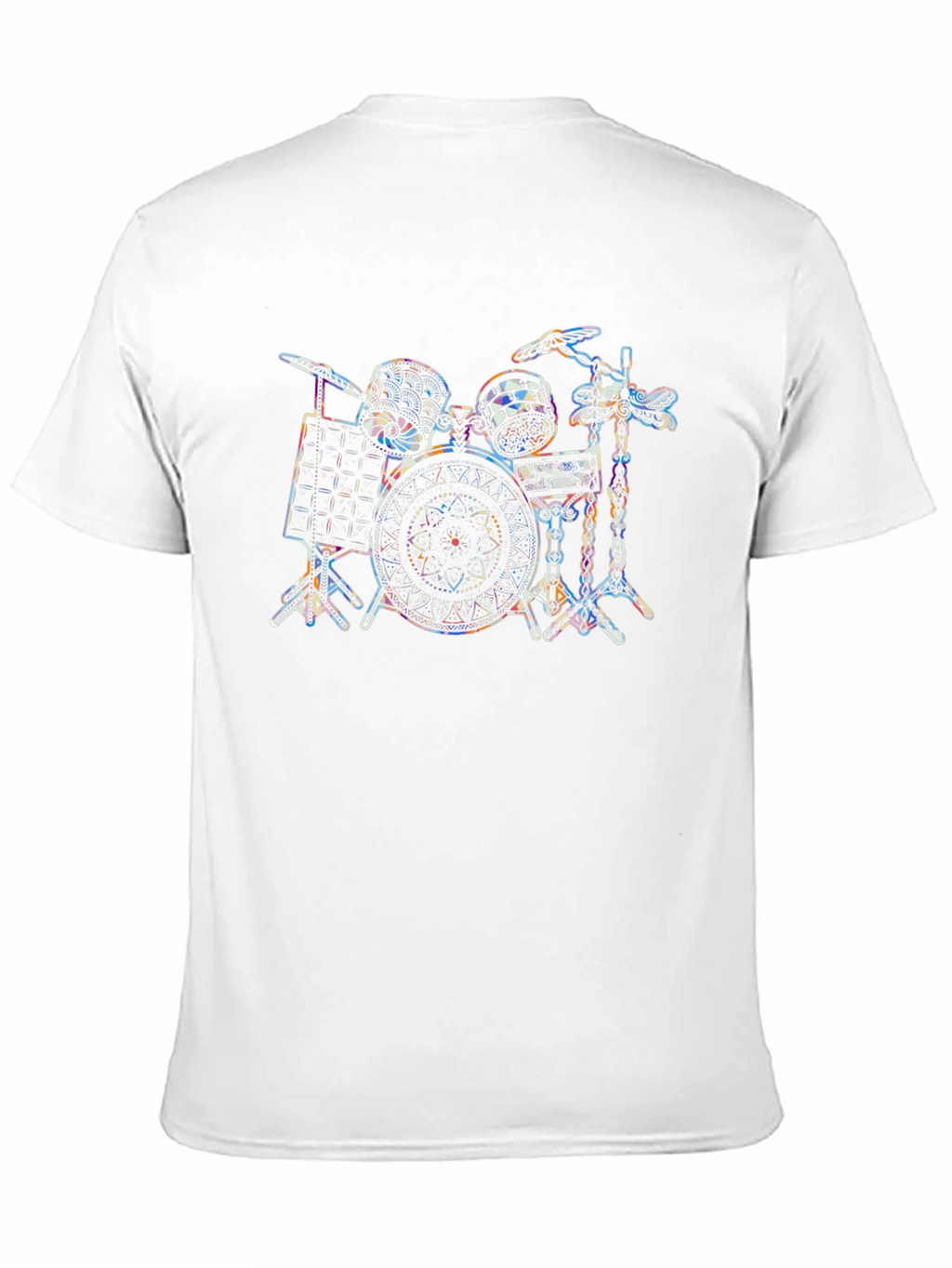 Abstract Drum Set Graphic Tee