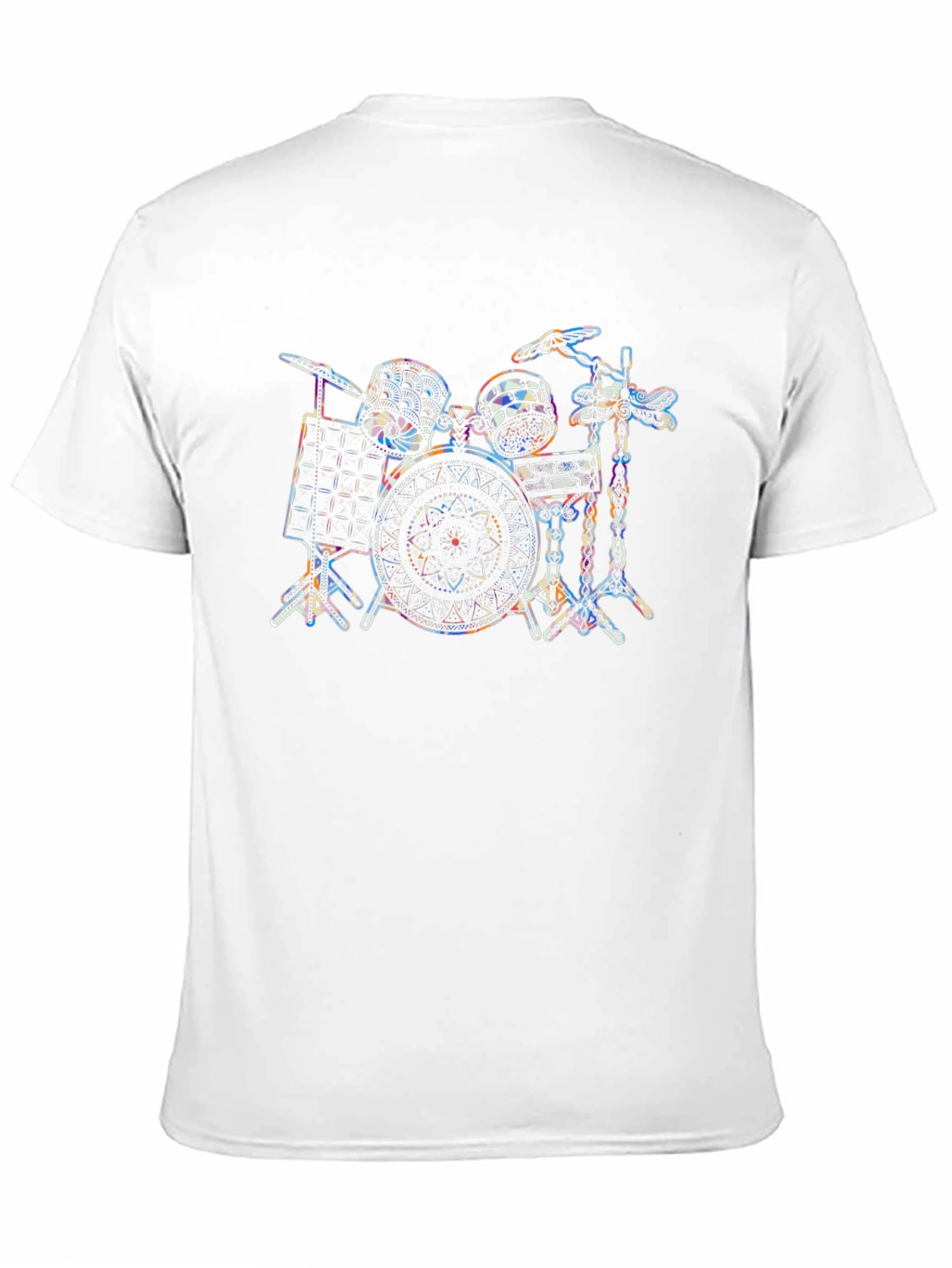 Abstract Drum Set Graphic Tee