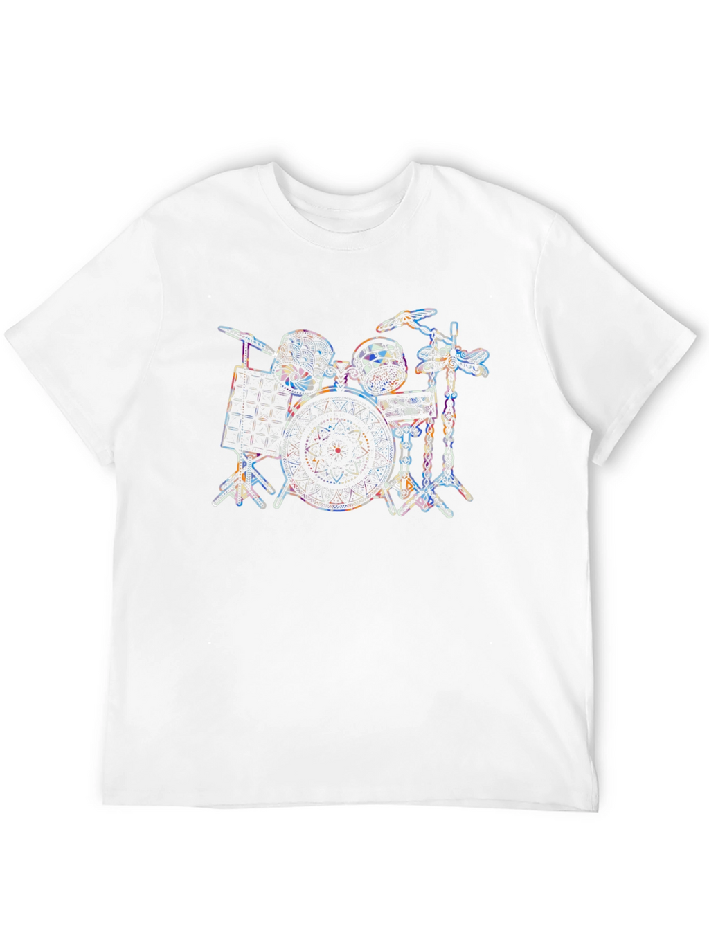 Abstract Drum Set Graphic Tee