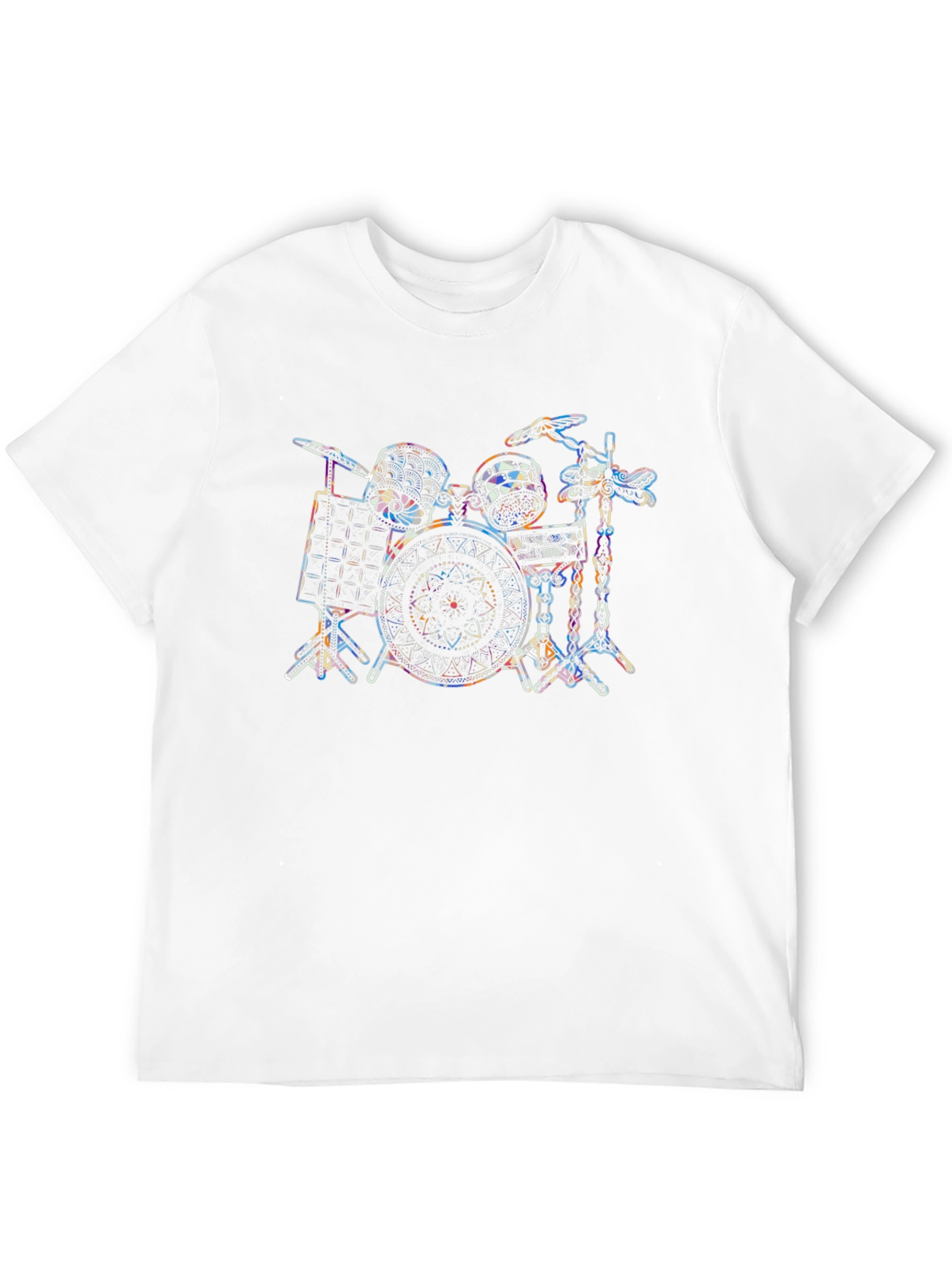 Abstract Drum Set Graphic Tee