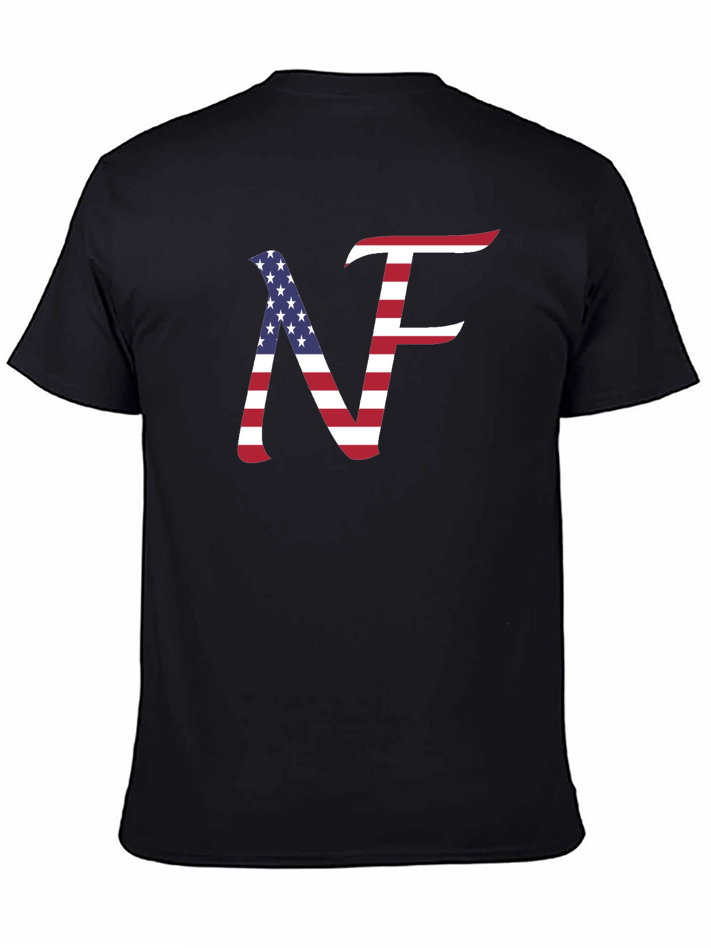 USA Flag NF T-Shirt Patriotic Design