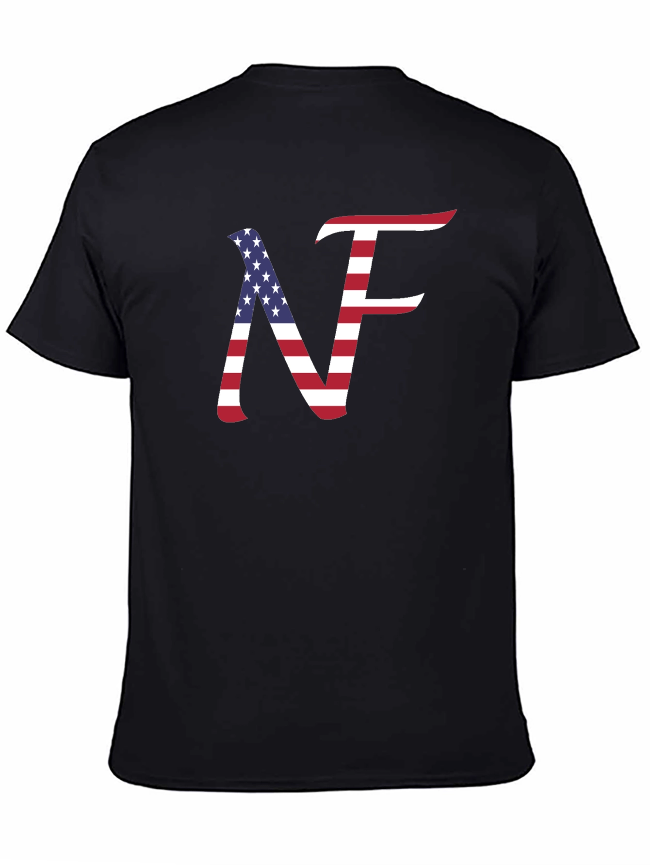 USA Flag NF T-Shirt Patriotic Design