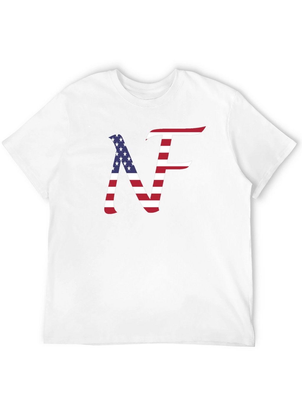 USA Flag NF T-Shirt Patriotic Design