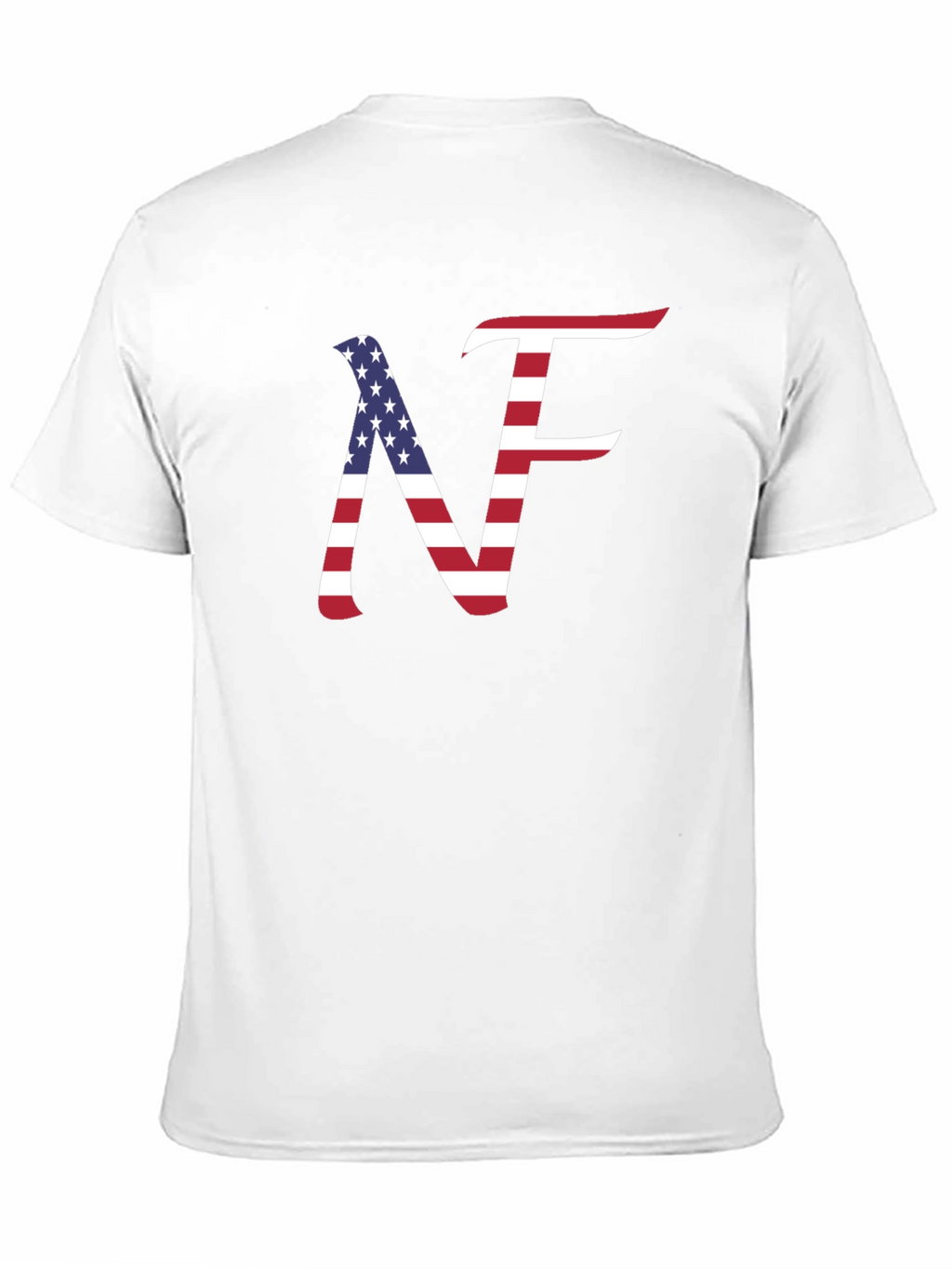 USA Flag NF T-Shirt Patriotic Design