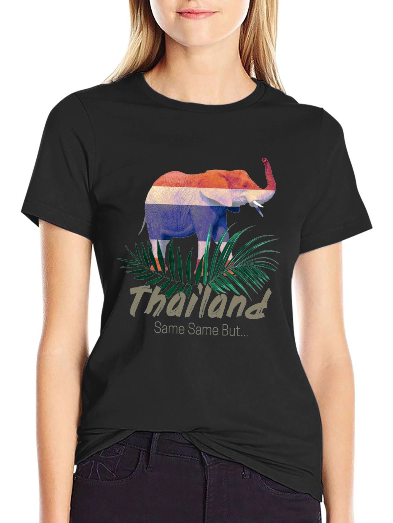 Thailand Elephant T-Shirt - Tropical Design