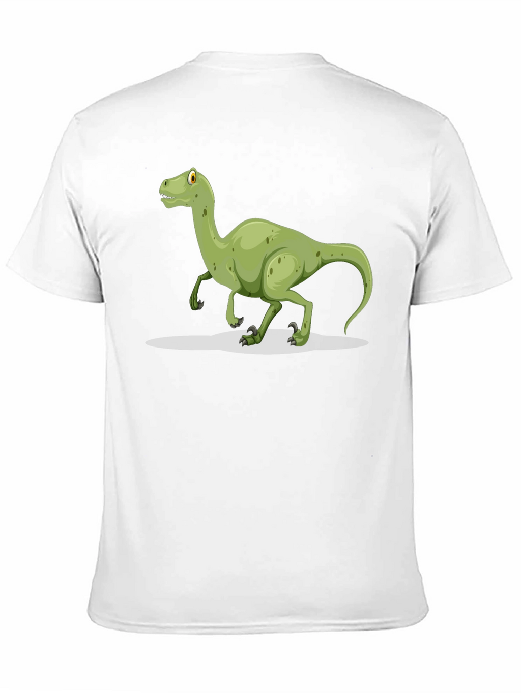 Dinosaur Graphic Tee - Black Cotton T-Shirt