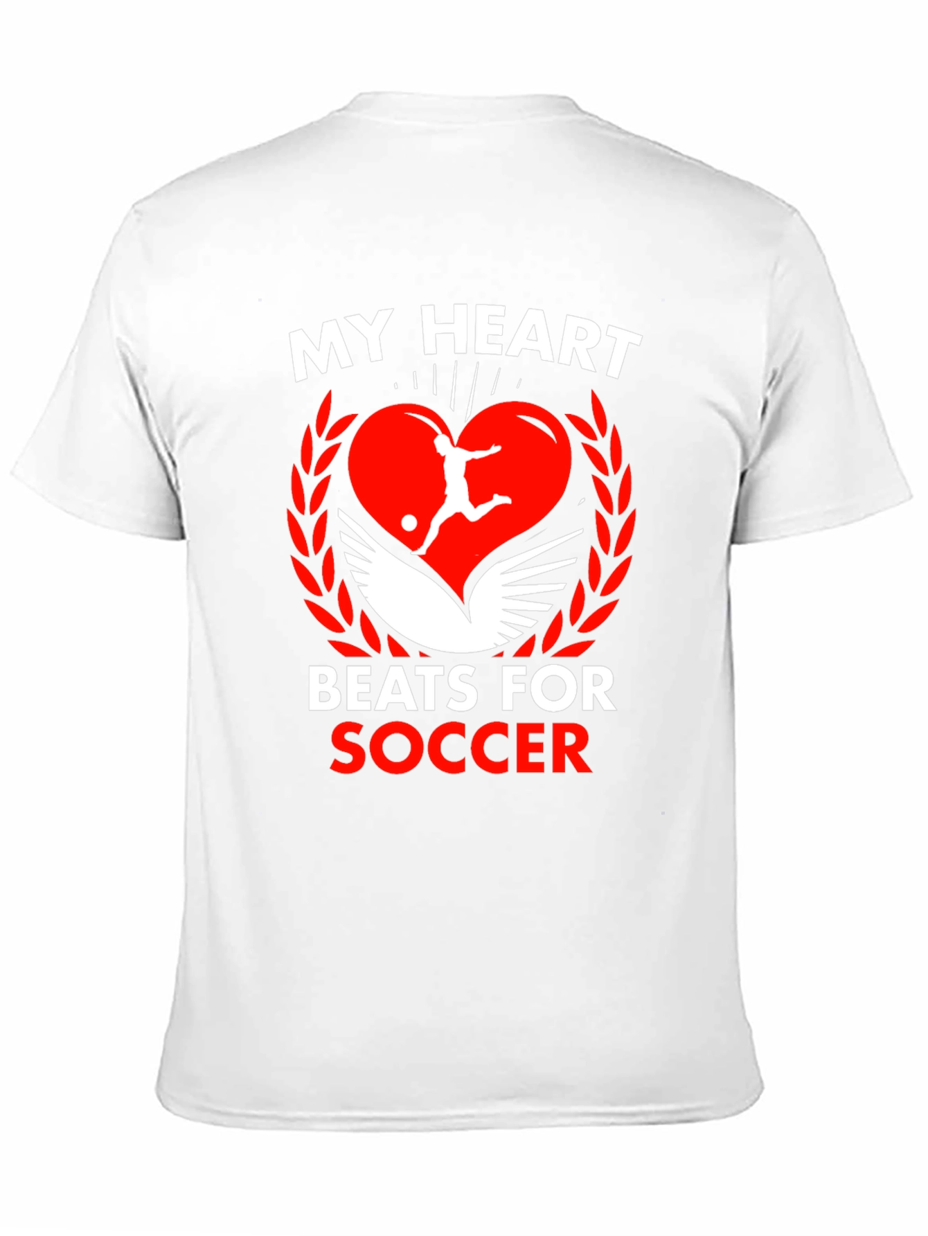 My Heart Beats For Soccer Graphic Tee