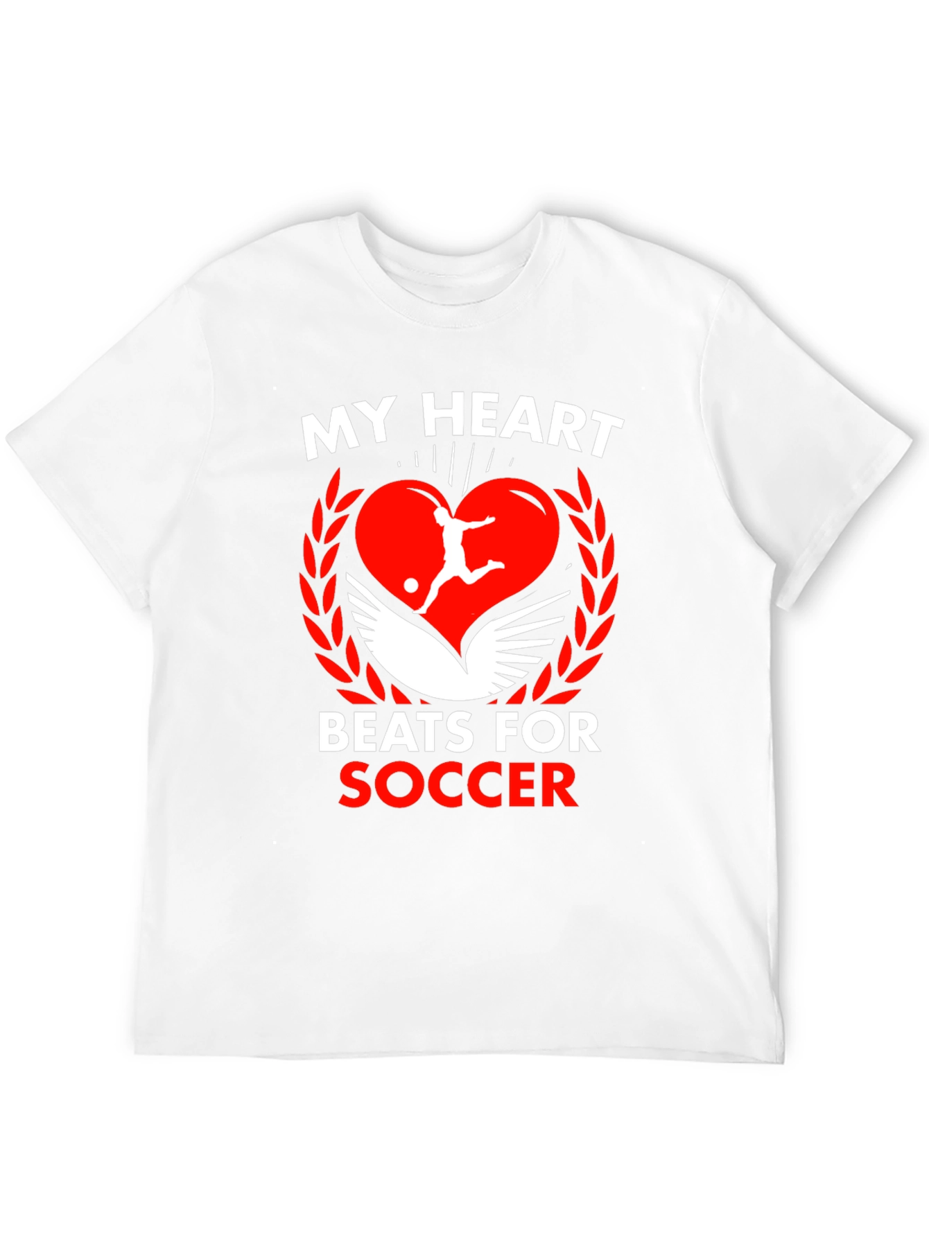My Heart Beats For Soccer Graphic Tee