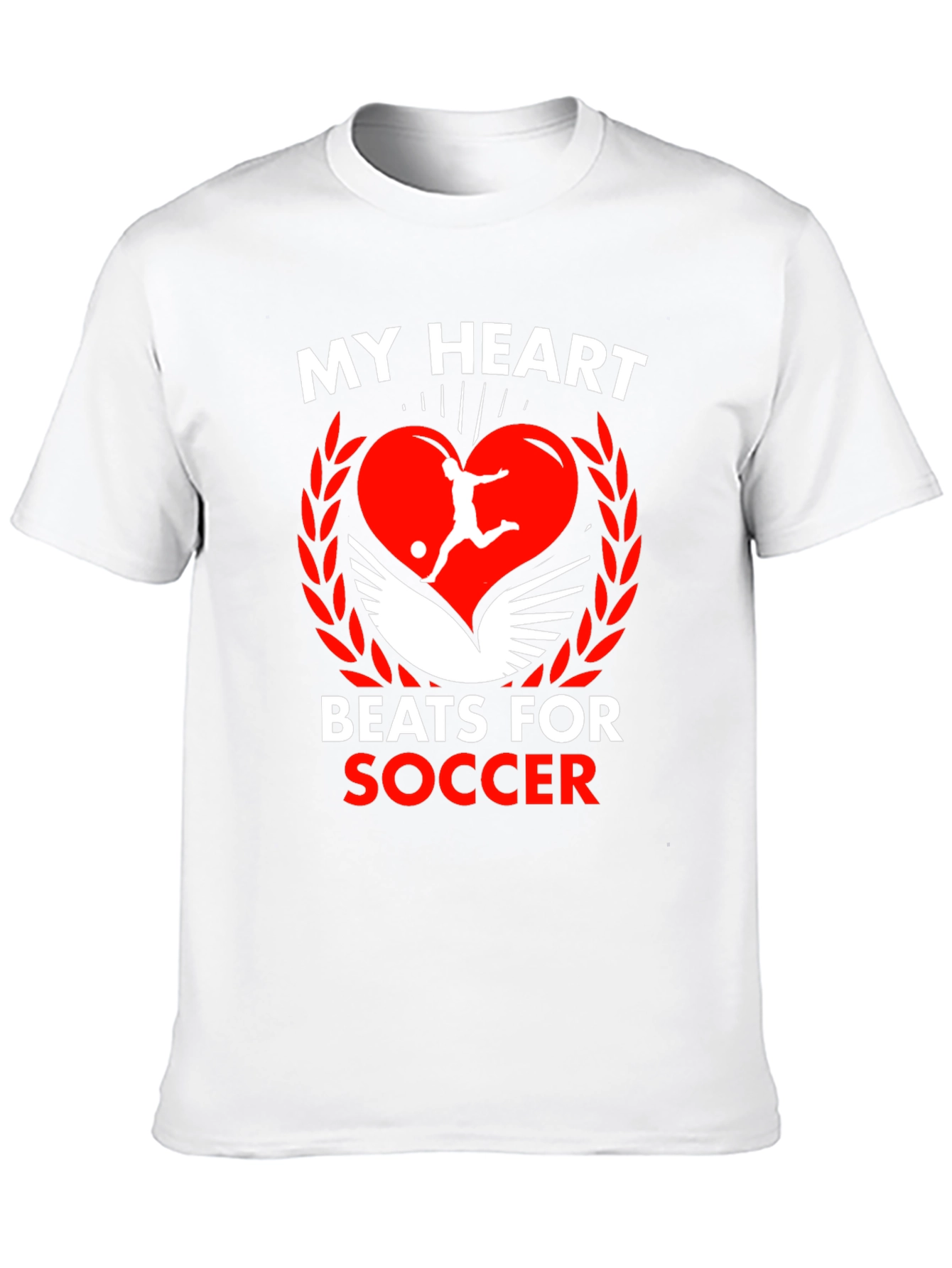 My Heart Beats For Soccer Graphic Tee
