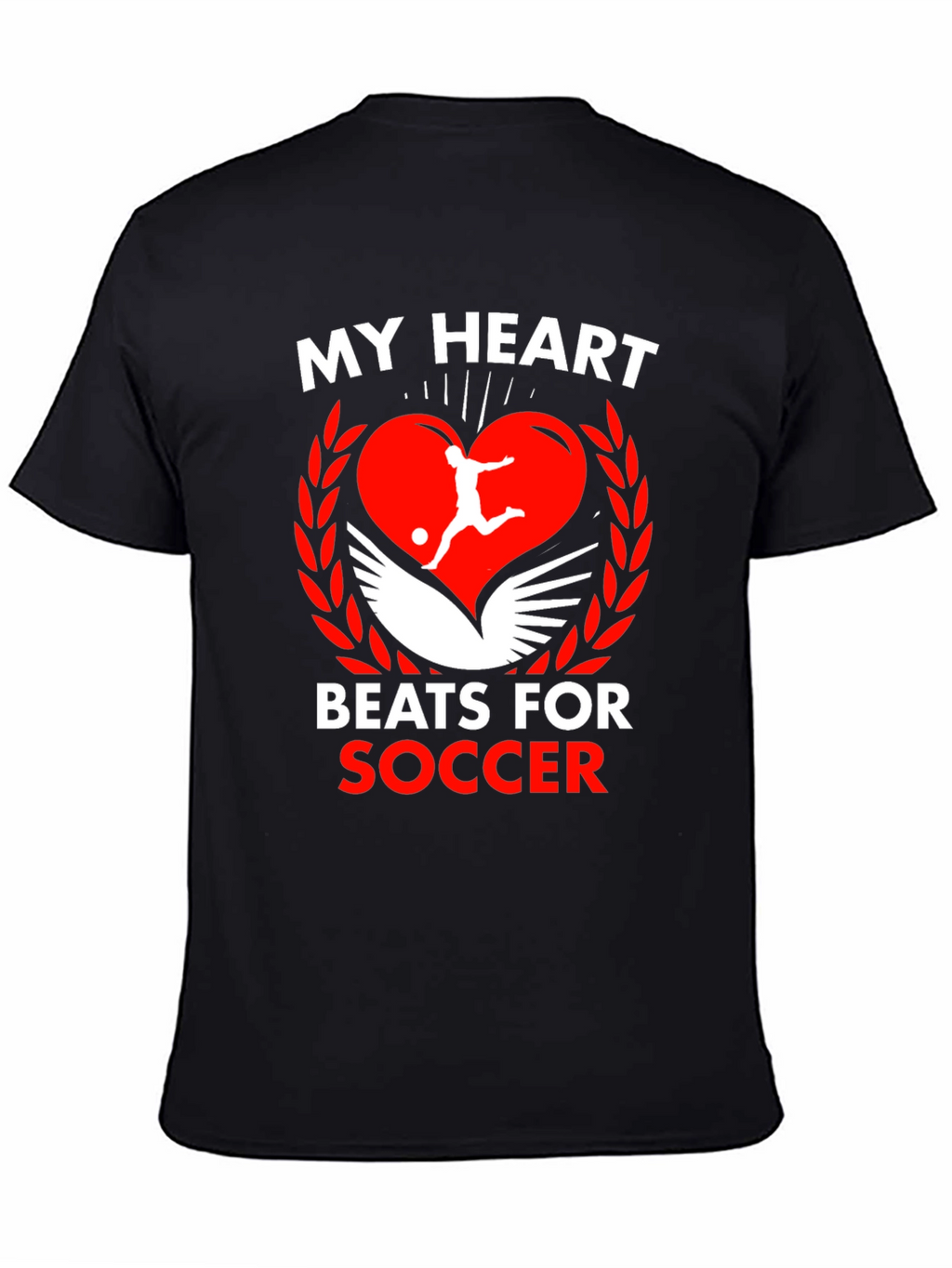 My Heart Beats For Soccer Graphic Tee
