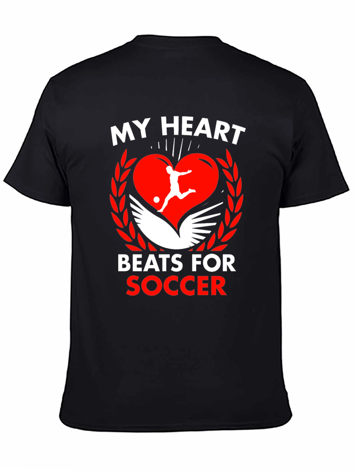My Heart Beats For Soccer Graphic Tee