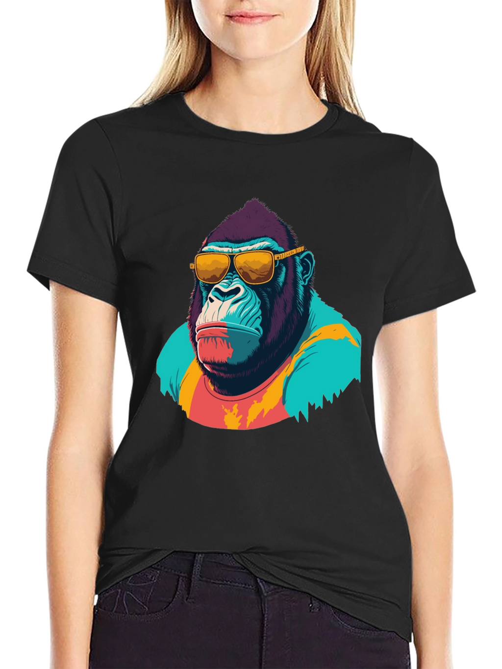 Cool Gorilla Graphic T-Shirt