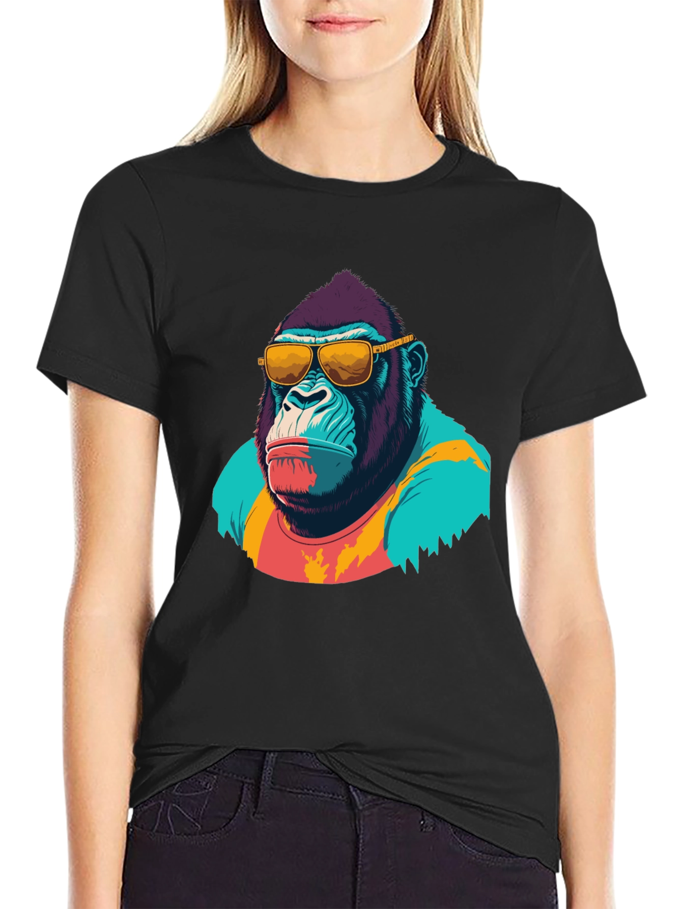 Cool Gorilla Graphic T-Shirt
