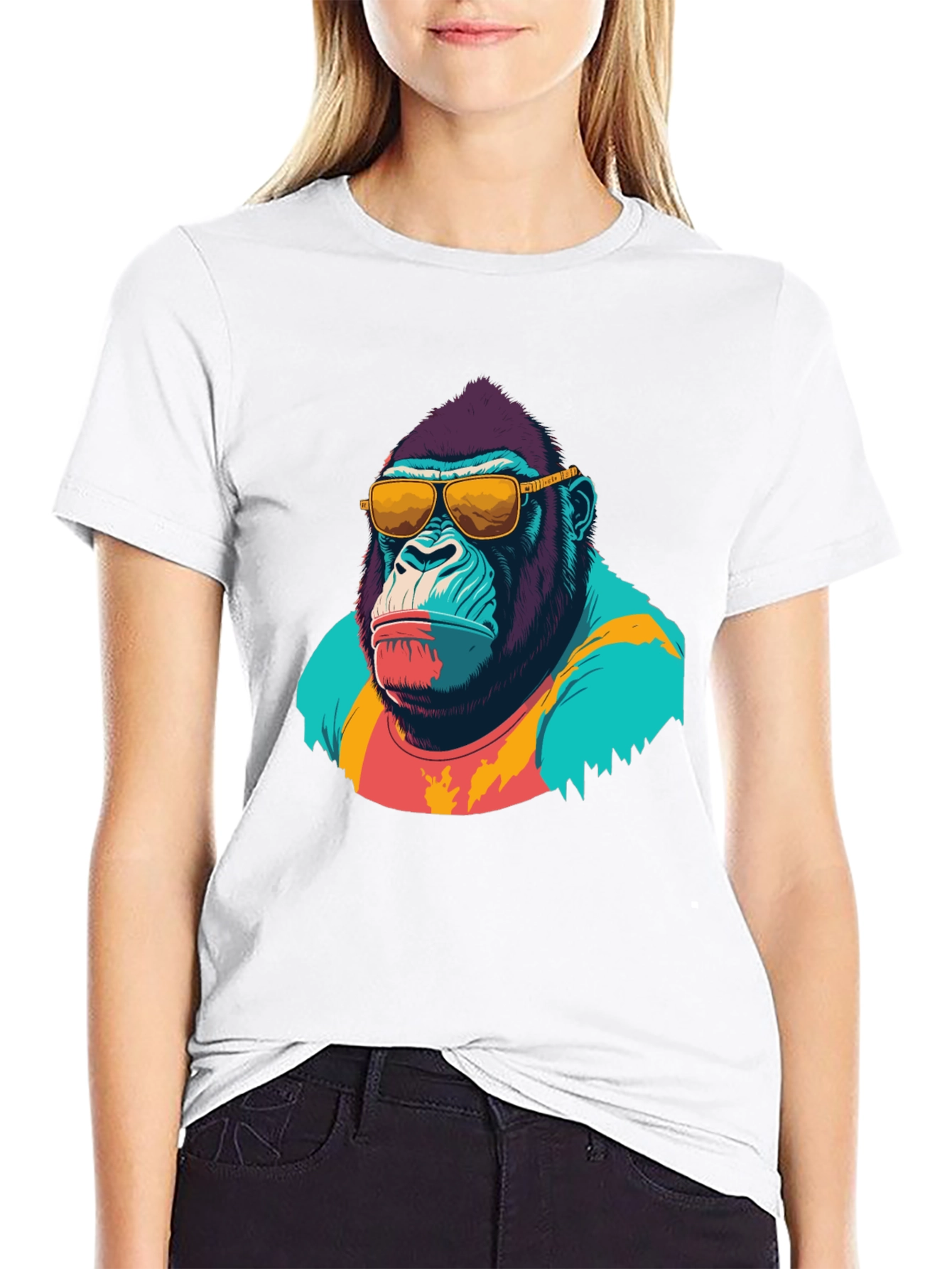 Cool Gorilla Graphic T-Shirt