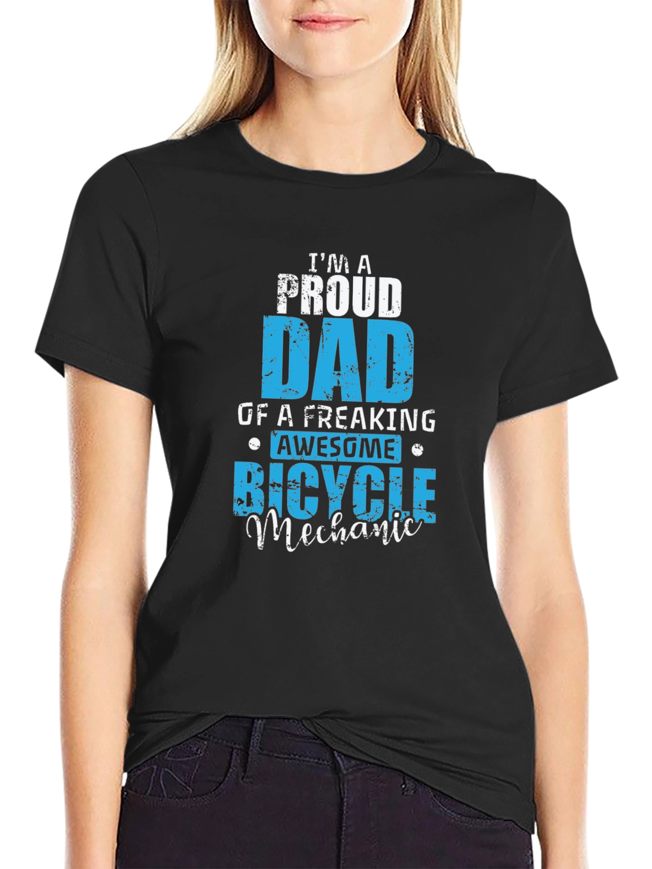 Proud Dad Bicycle Mechanic T-Shirt