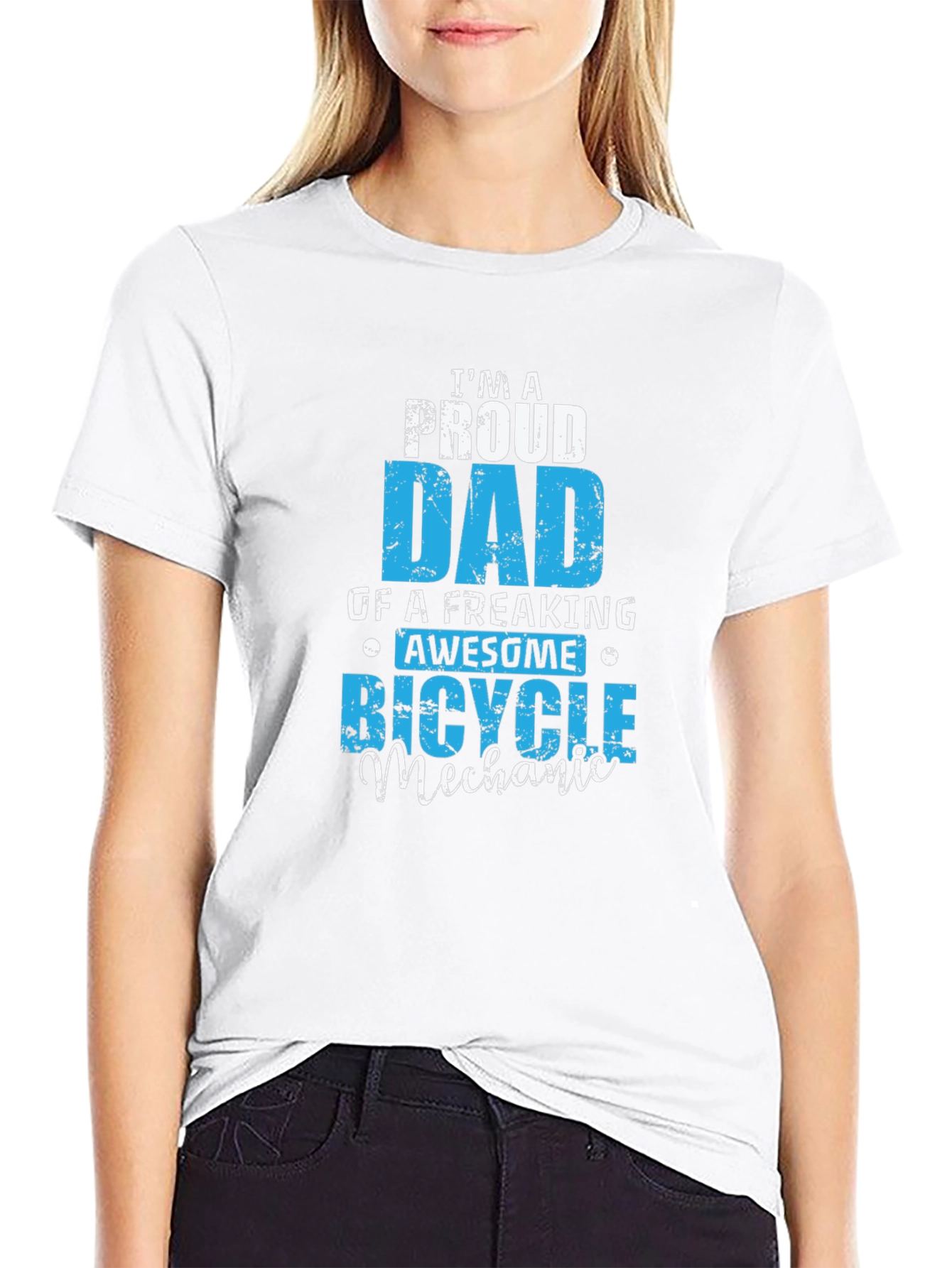 Proud Dad Bicycle Mechanic T-Shirt
