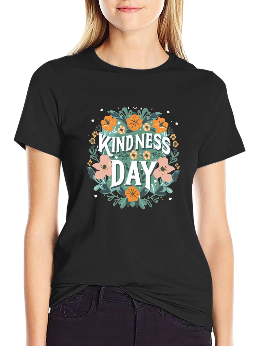 Kindness Day Floral T-Shirt