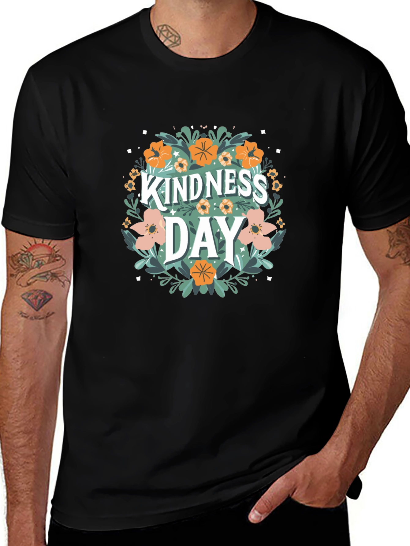 Kindness Day Floral T-Shirt