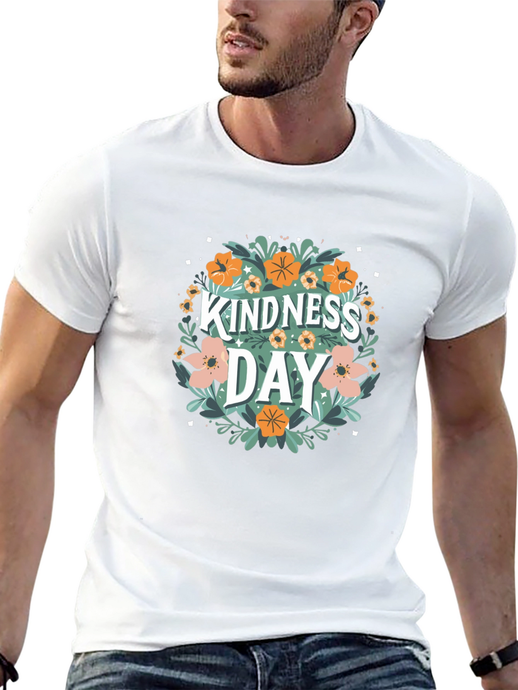 Kindness Day Floral T-Shirt
