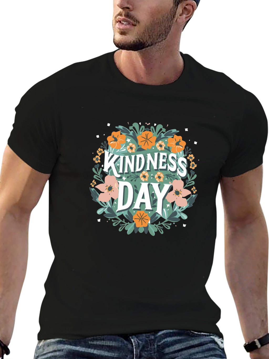 Kindness Day Floral T-Shirt