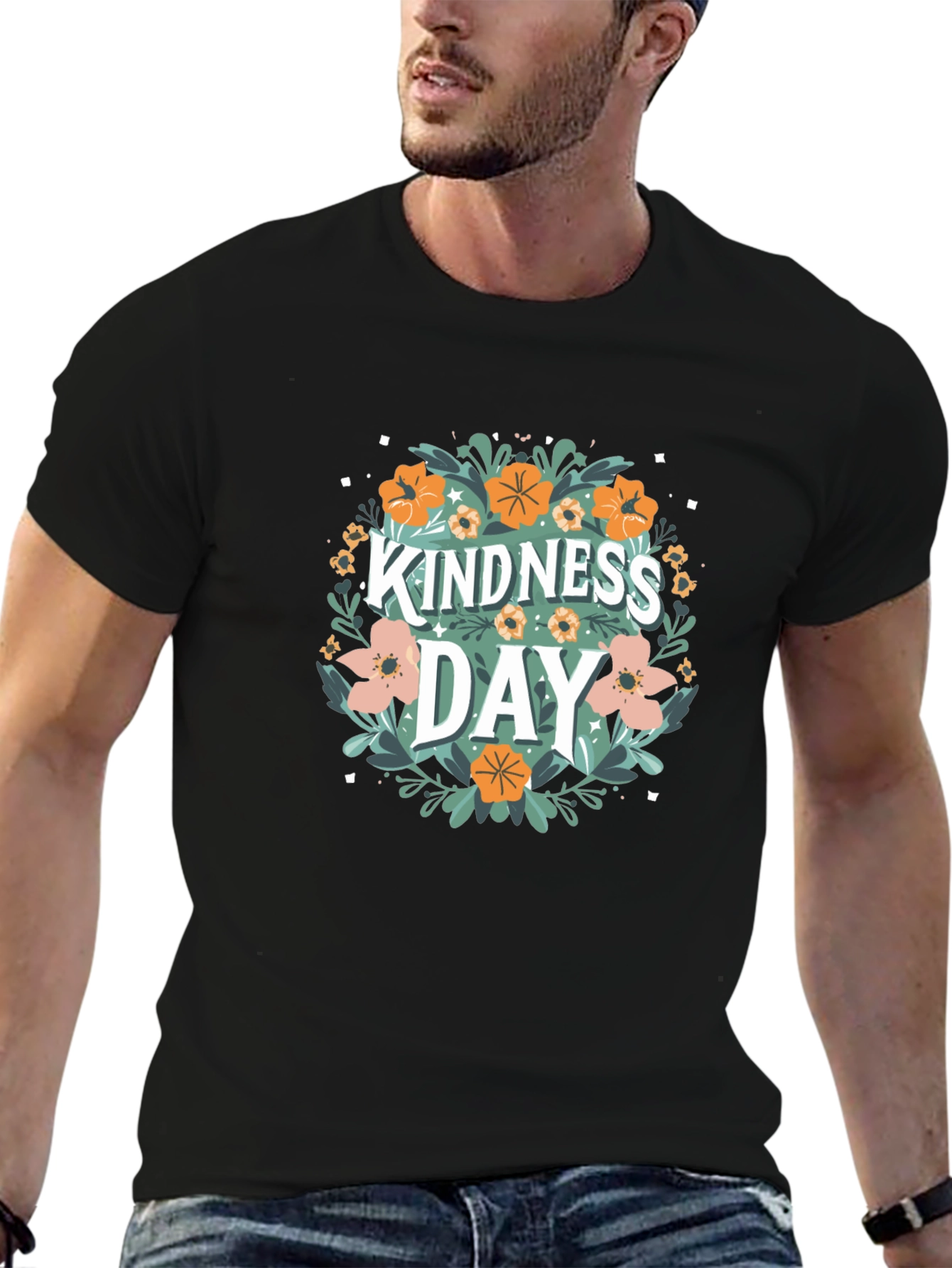 Kindness Day Floral T-Shirt