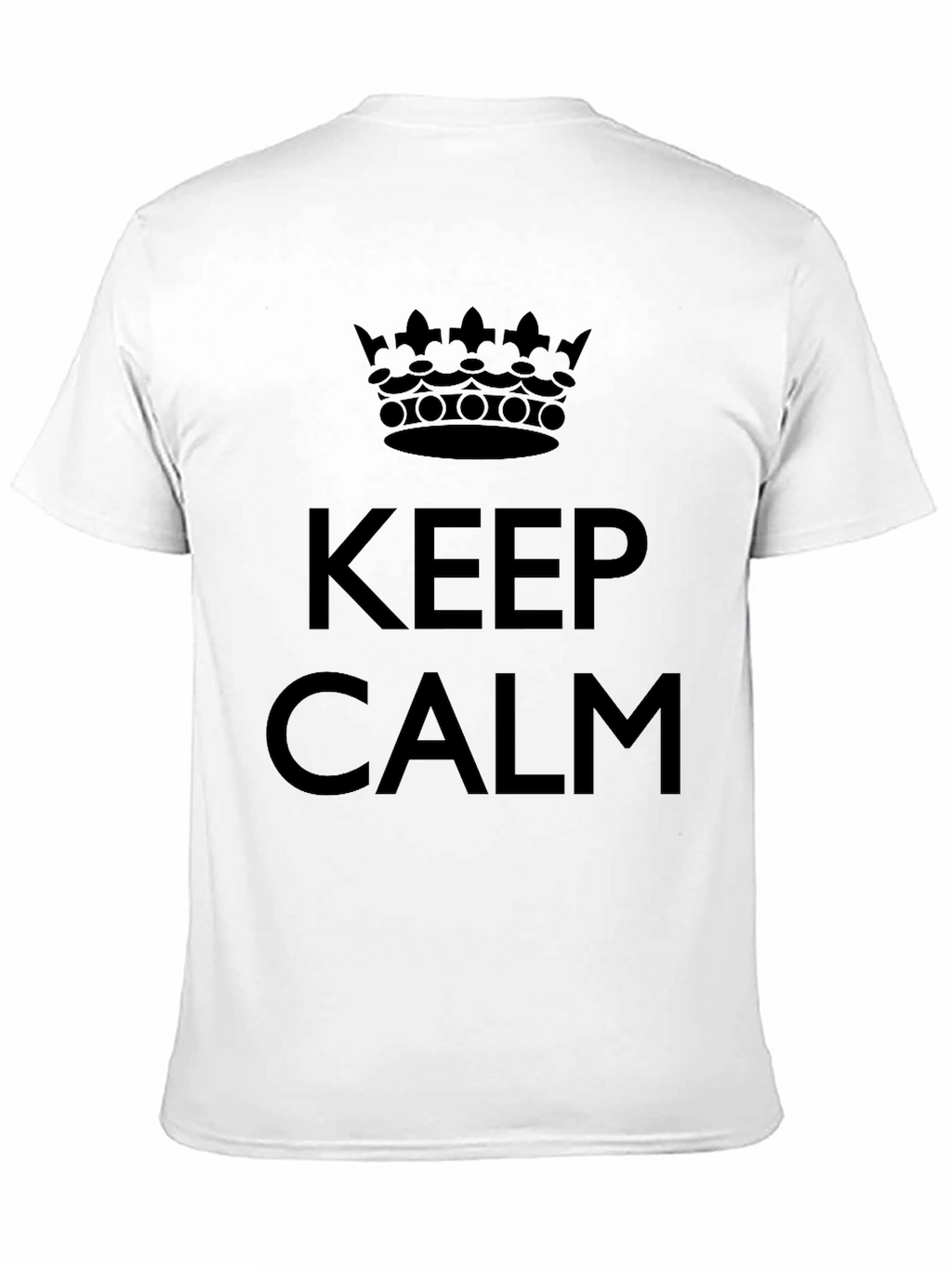 Keep Calm Graphic Tee - Classic Black