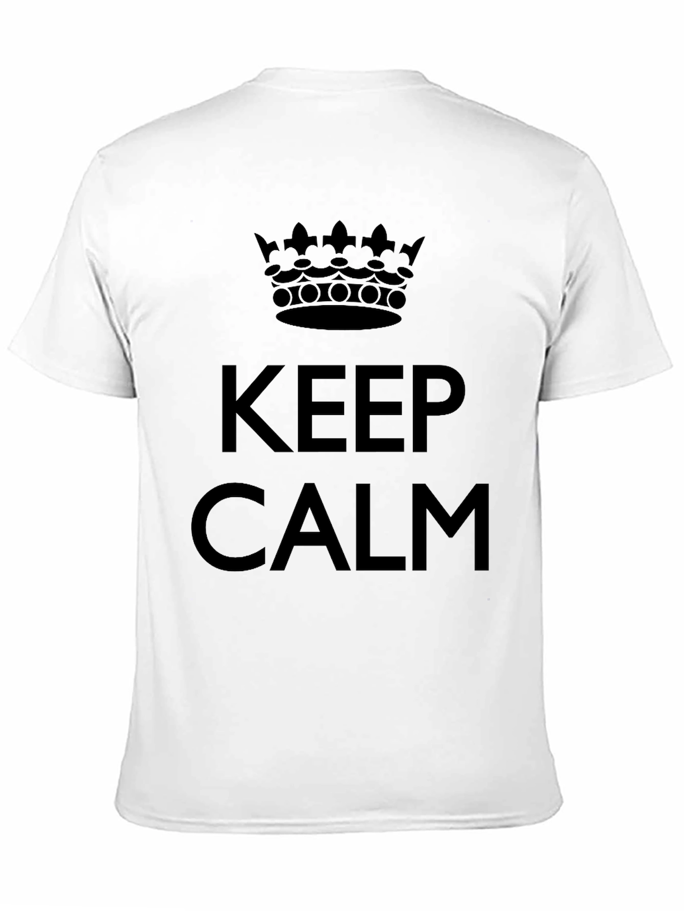 Keep Calm Graphic Tee - Classic Black
