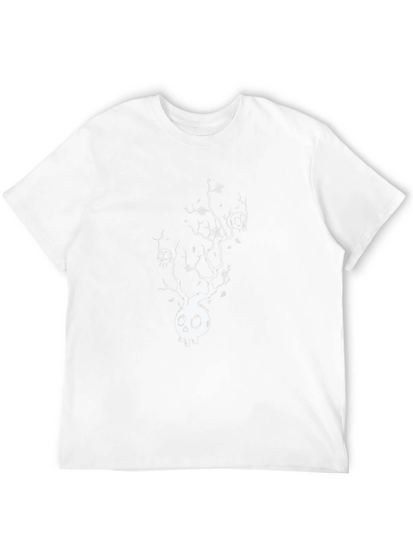 Skull Tree Graphic Tee - Black