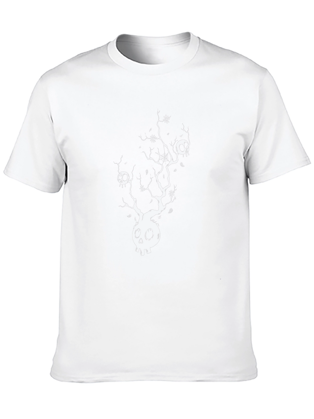 Skull Tree Graphic Tee - Black