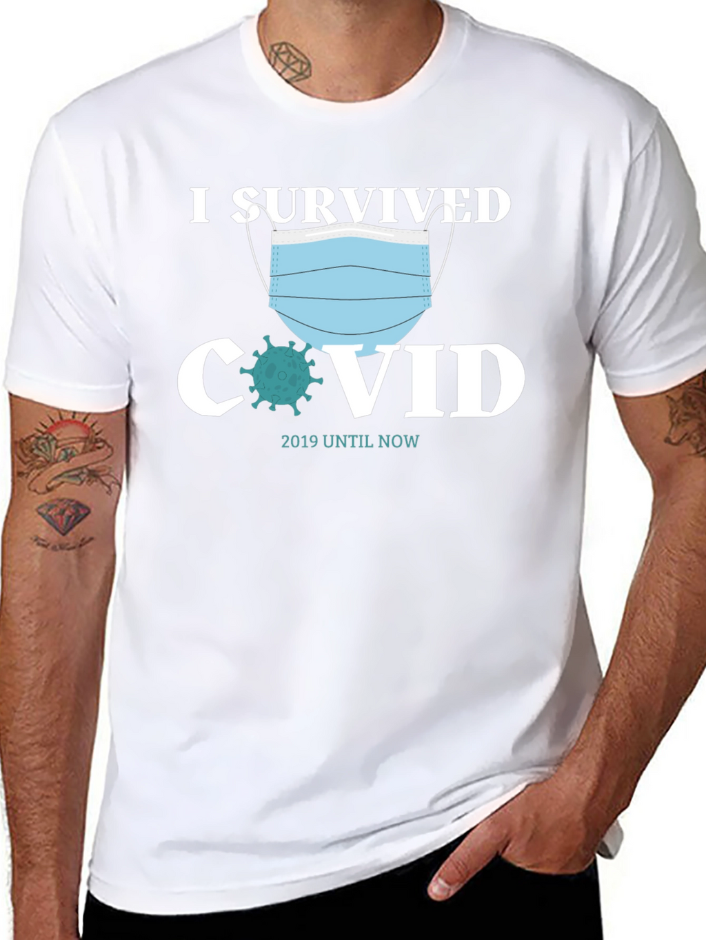 I Survived COVID T-Shirt - Adult Unisex Tee