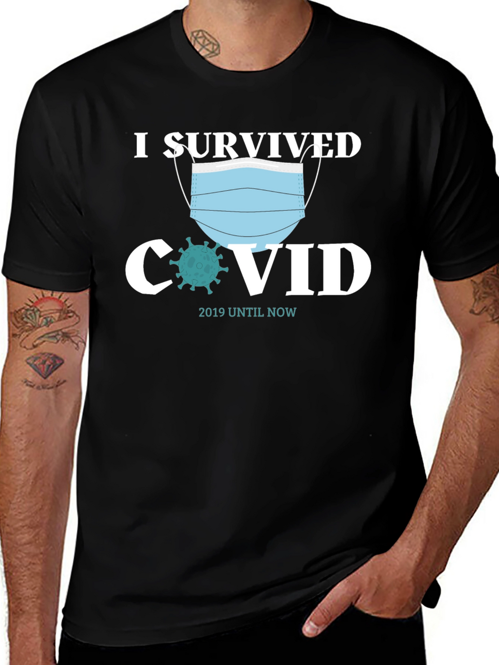 I Survived COVID T-Shirt - Adult Unisex Tee
