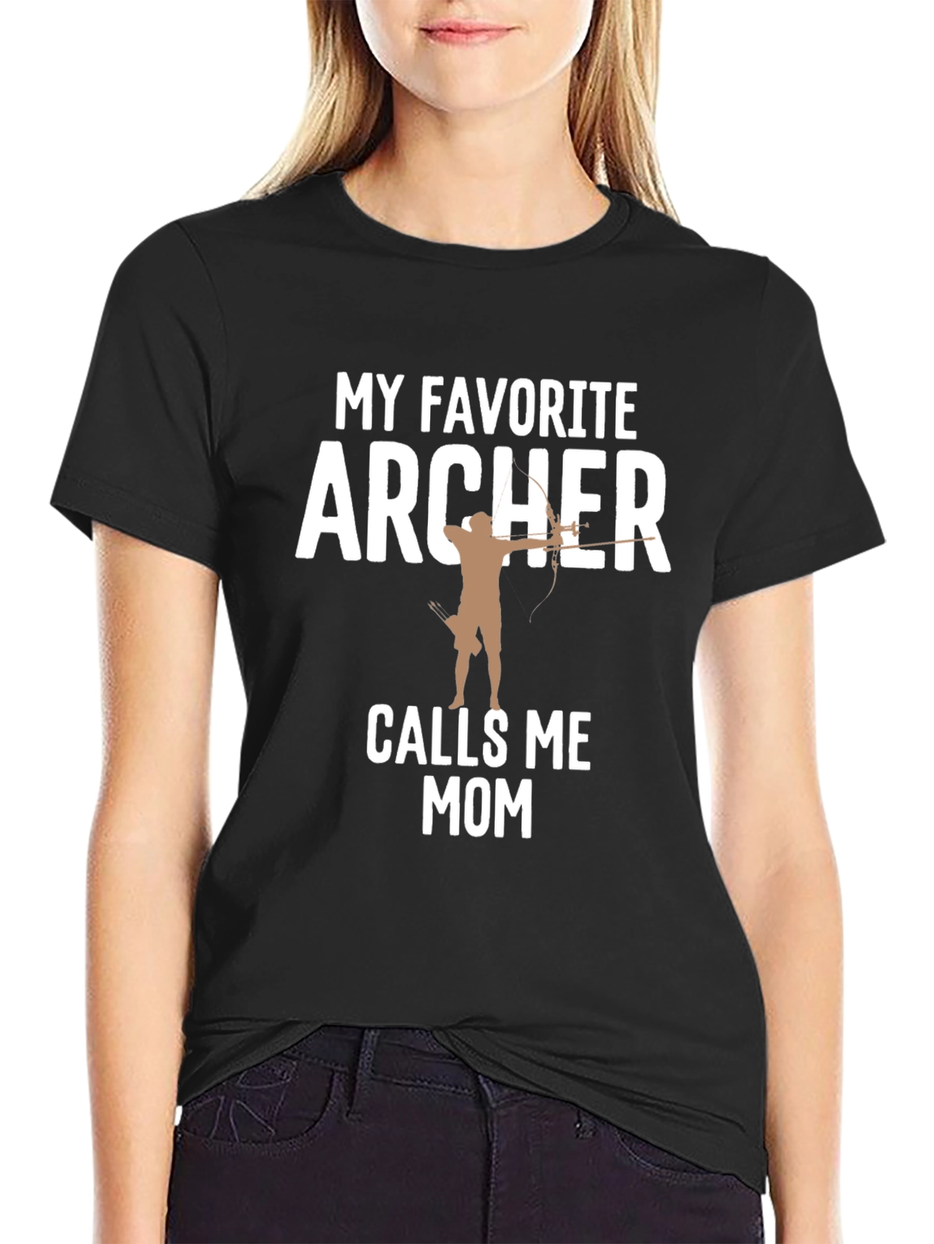 Archer Mom Graphic T-Shirt - Gift for Archery Lovers