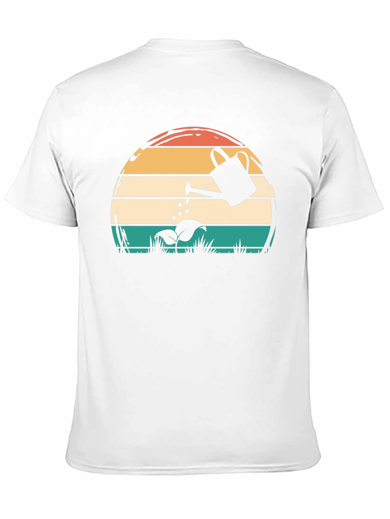 Retro Sunset Watering Can Graphic Tee