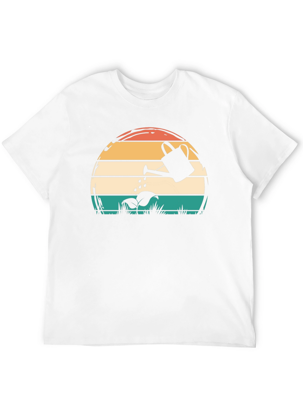 Retro Sunset Watering Can Graphic Tee