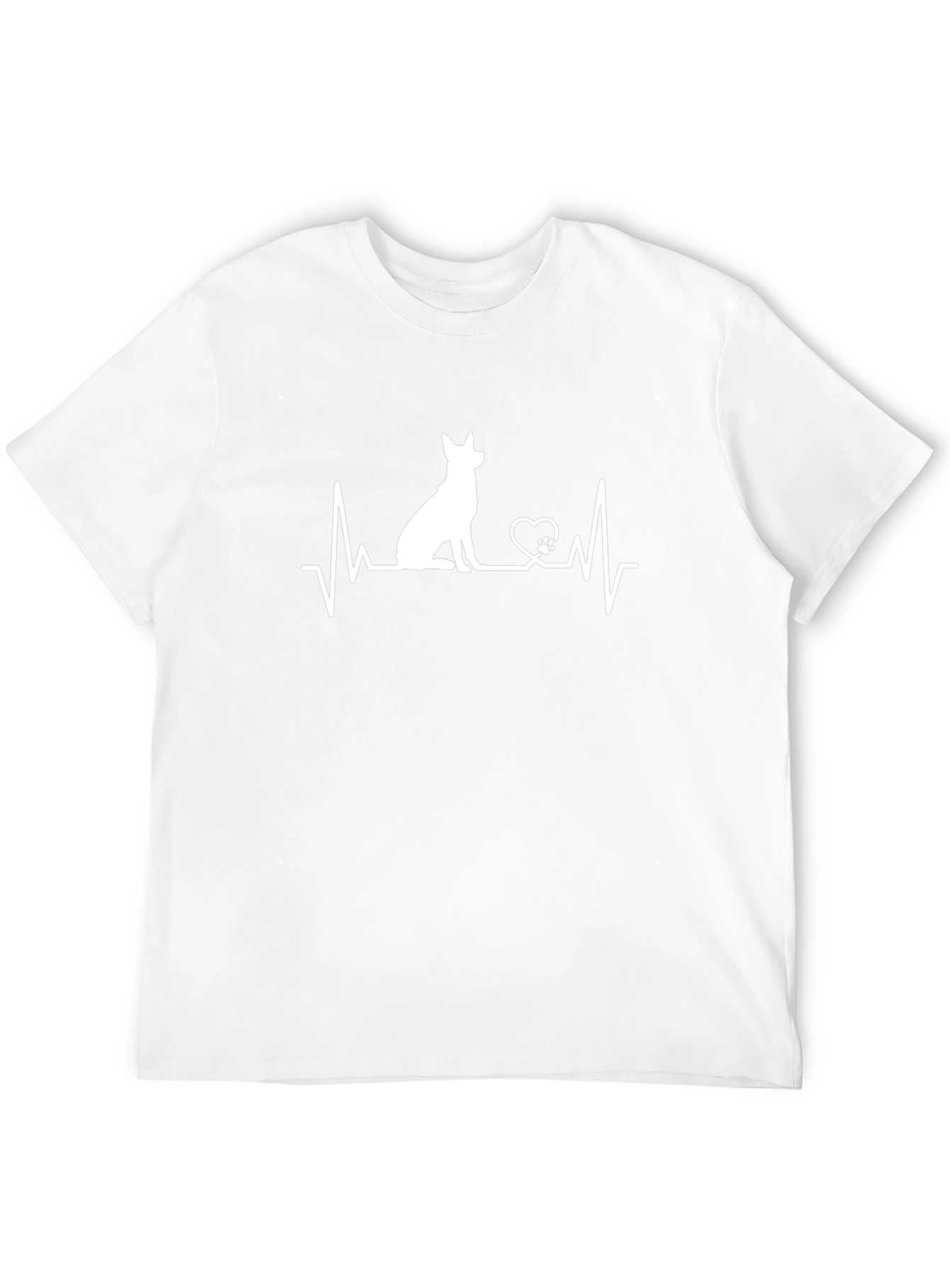 Dog Heartbeat T-Shirt - Pet Lover Tee