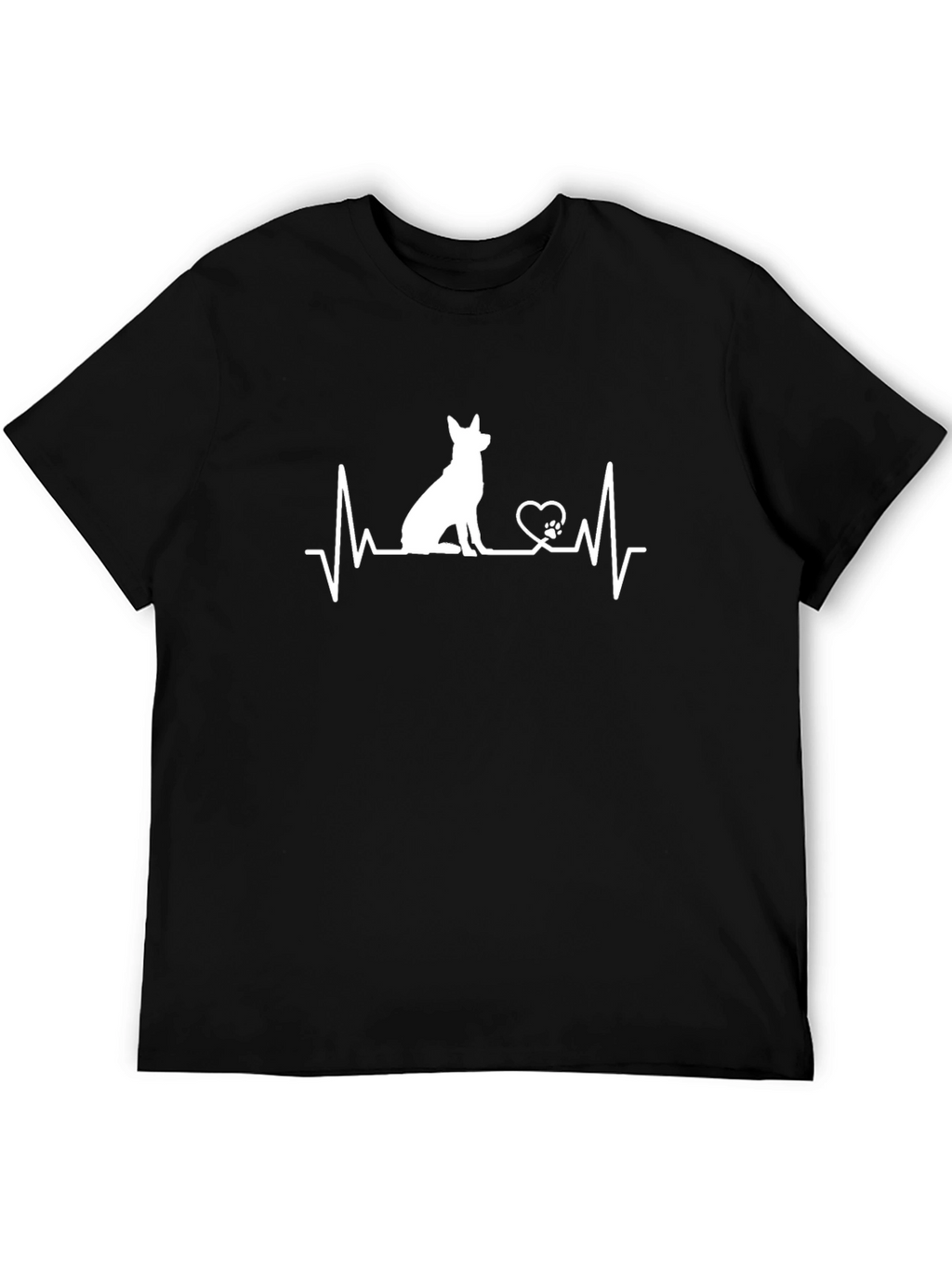 Dog Heartbeat T-Shirt - Pet Lover Tee