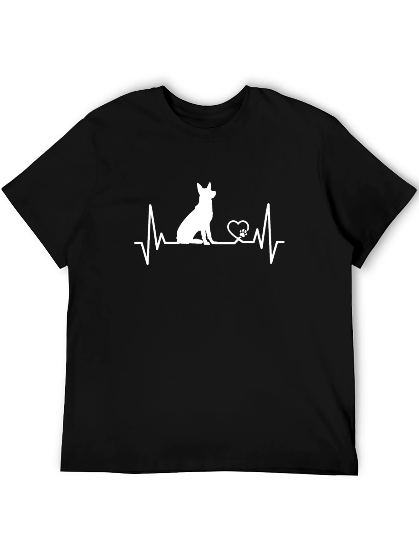 Dog Heartbeat T-Shirt - Pet Lover Tee